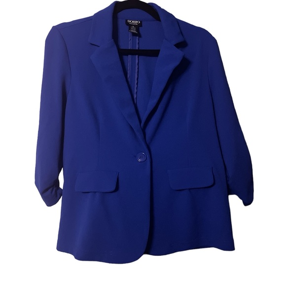 Royal Blue Tailored Blazer – Chic Structured Women’s Jacket